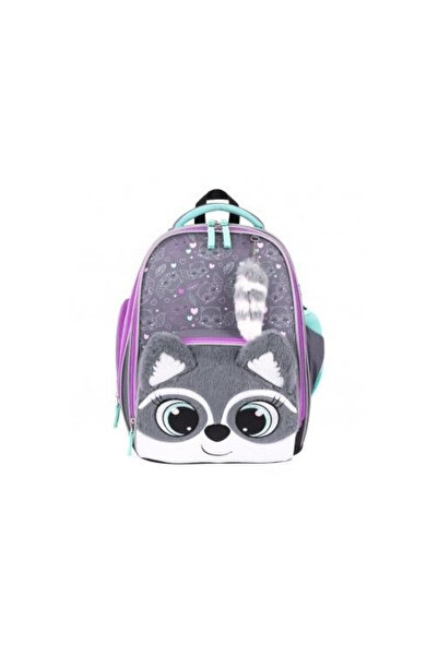OEM Ghiozdan scolar ST-MAJEWSKI Racoon doua compartimente protectie laptop mu...