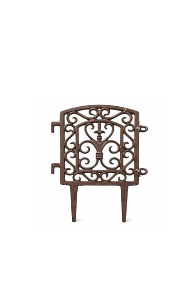 Esschert Design Fâșie decorativă din fontă 20 x 28 cm Esschert