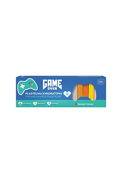 Interdruk Plastilina 16 Culori Game Over