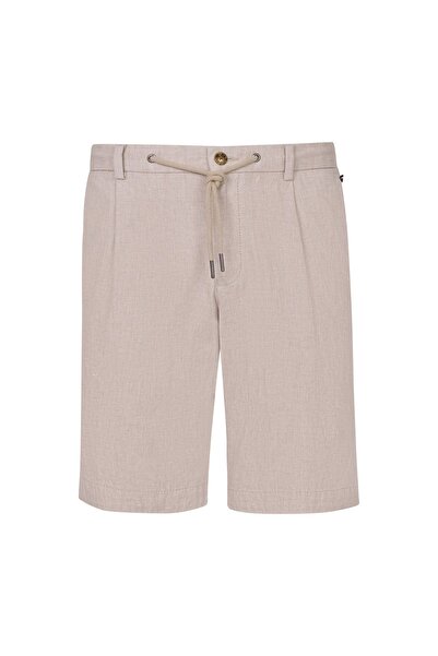 BUGATTI Pantaloni scurți din material textil pentru bărbați 1949 76419C Crem