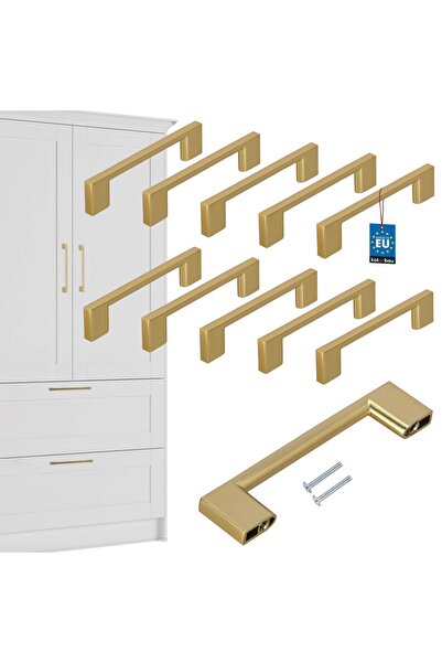 KOTARBAU Mâner pentru mobilier de bucătărie Clasic Modern Alungit Auriu Mat D...