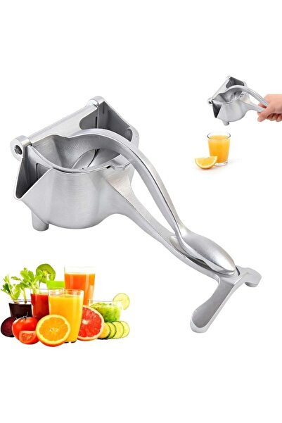 OEM Stainless steel manual citrus juicer, lemon and fruit press, with Anatomi...
