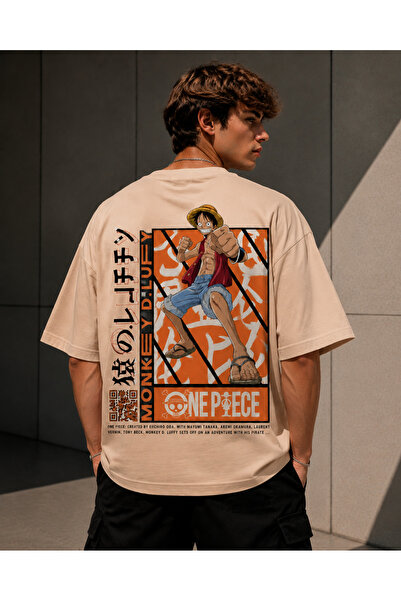 Nulivez One Piece Monkey D. Luffy Oversize Unisex T-Shirt – Anime Graphic Pri...