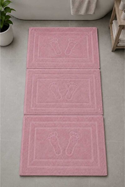 Mela Home 3-Piece Foot Towel-Foot Mat 50*70 cm 3 Pieces - Bathroom - Guest - ...