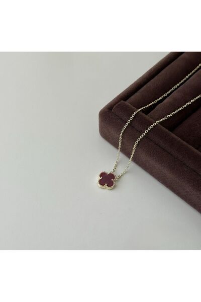 Semaya Atelier Beyaz Yonca Kolye