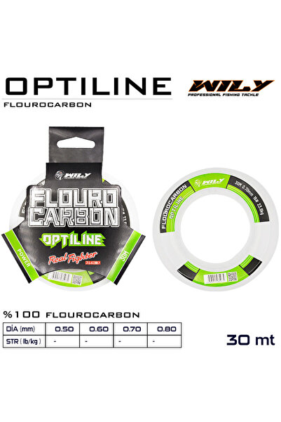 Wily Optiline Fluoro Carbon 30 Mt 0.60