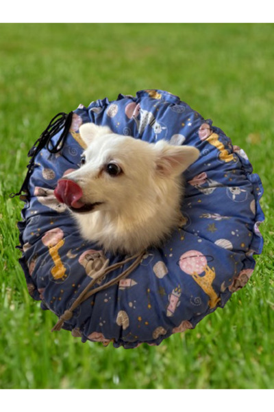 Petris Cat Dog Funnel Operation Neck Collar, Collar, Pillow, Elizabeth (XL Ou...