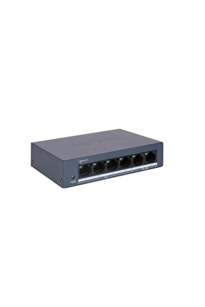 Hikvision DS-3E0106MP-E/M 4XFE+2XFE MEGABİT YÖNETİLEMEZ 45W POE SWİTCH