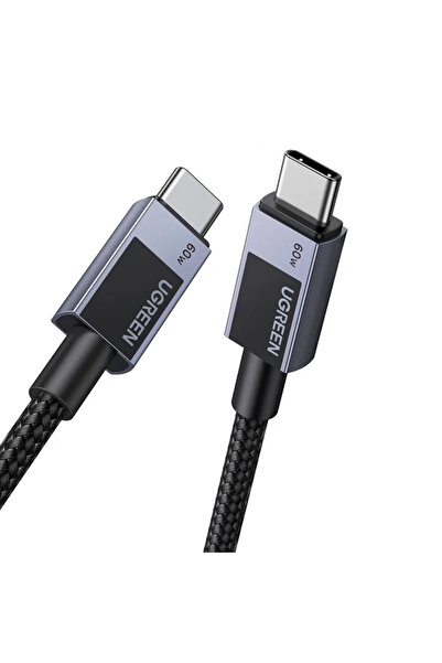 Ugreen Cablu USB-C la USB-C 60W PD pentru telefoane și MacBook-uri 0.5M