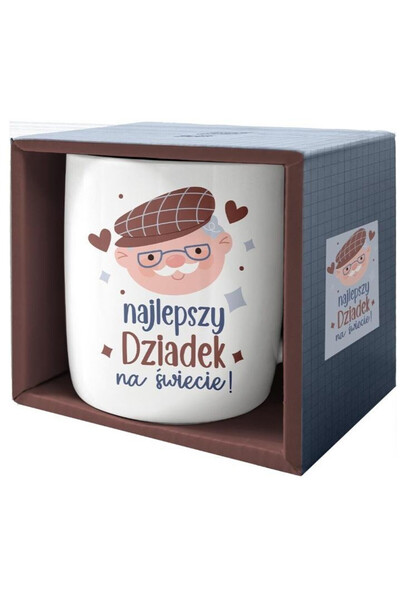 Be-Happy Gifts Cana ceramica Najlepszy Dziadek, cadou, cu cutie, multicolor, ...