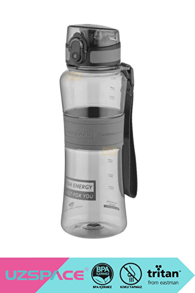 Uzspace 550ml New Collection Medium Size Silicone Body Tritan Water Bottle No...