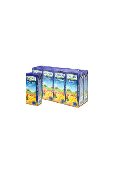 Lacnor Long Life Mango 8 x 180ml