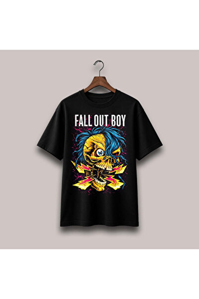 Grafftee Clothing Fall Out Boy Printed Unisex Oversize T-Shirt