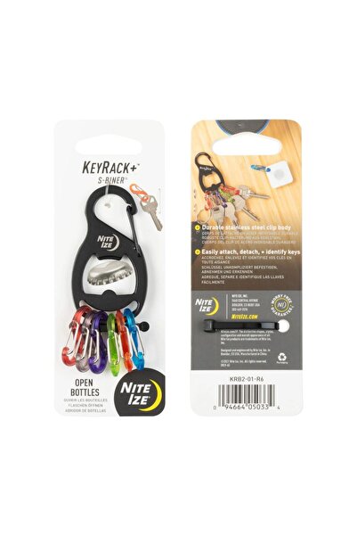 Nite Ize S-Biner KeyRack Bottle Opener KRB2-01-R6