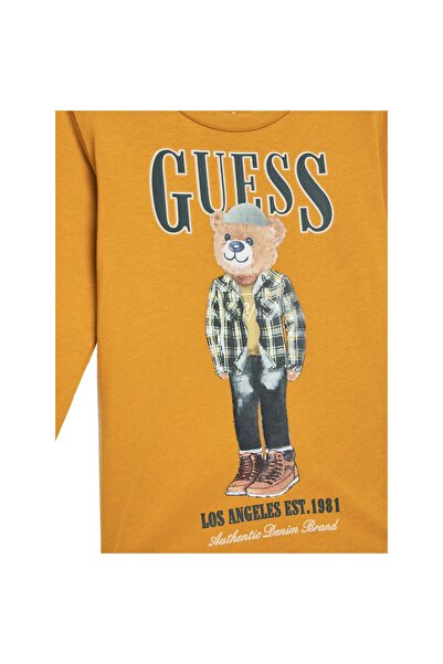 Guess Bluză băieți N5BI04I3Z14 Galben
