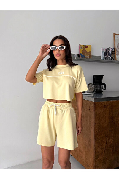 OLA Oversize T-Shirt and Shorts Set |   Casual Sports Two-Piece Summer Set
