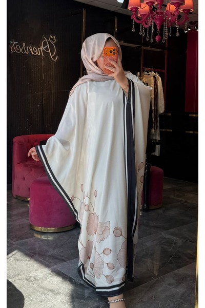 PRENSES ŞAL MT 2861 ÇİÇEK DESENLİ ELBİSE