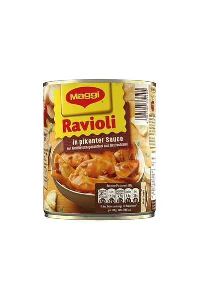 Maggi Ραβιόλι σε πικάντικη σάλτσα, κομμάτια βοδινού 800 γρ.