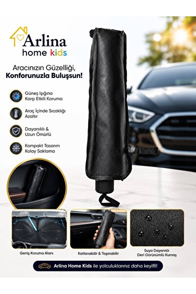 Arlina Home Kids Car Auto Sunshade Foldable Umbrella Model Windshield Sunshad...