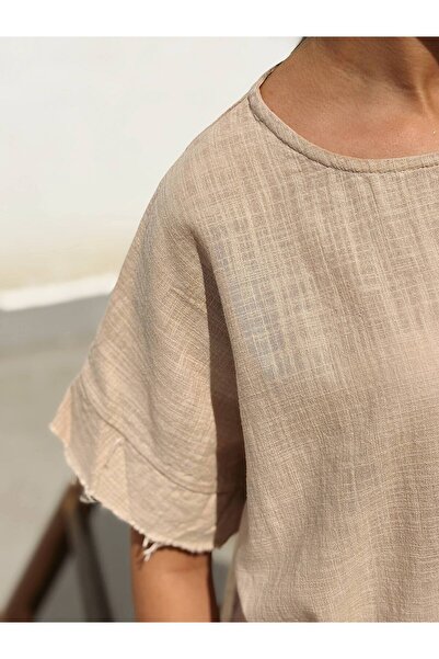 ROKH Women's Linen 100% Cotton Casual Bohemian Italian Summer Linen
