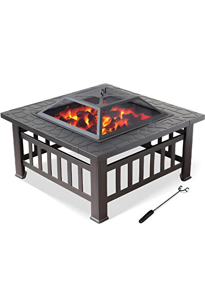 Cady One 36*81*81cm Metal High Temperature Resistant Bbq Grill Charcoal Grill...