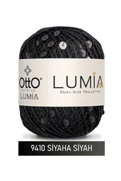 Atölye MaDe Otto Lumia -9410 Siyaha Siyah- Çift Boy Pullu 50gr 90m - %85Pamuk...