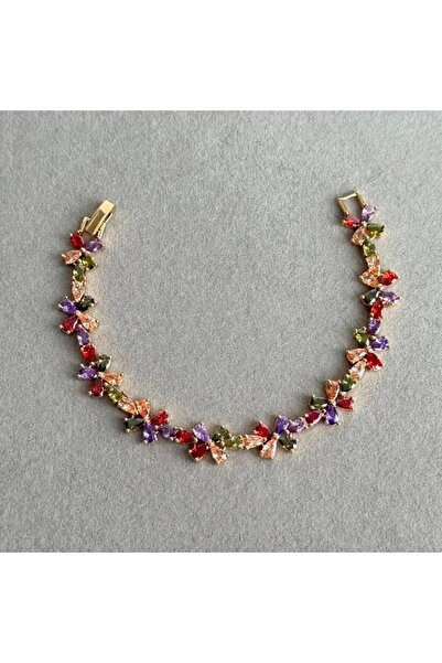Haziran Accessories, Stoned Steel & Xuping Women's Bracelet