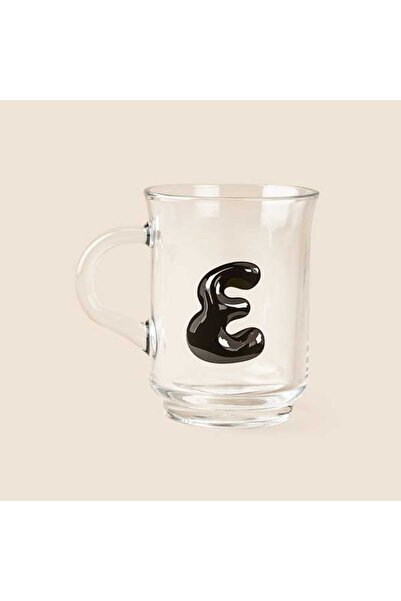 LAV E Harfli Kupa - Şeffaf - 250 ml