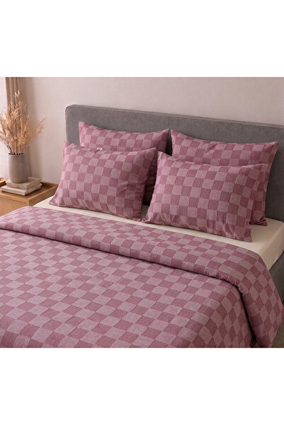 NATURAL LİFE CONCEPT Breathable, Luxurious, Iron-Free, 100% Cotton Linen Duve...