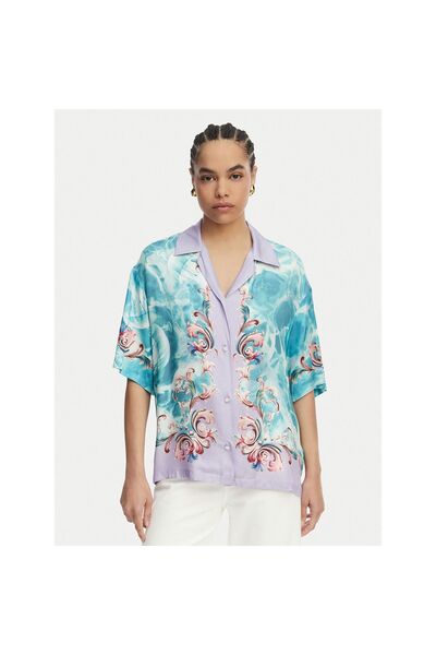 VERSACE JEANS COUTURE Cămașă de damă 80HAL2P9 NS829 Albastru