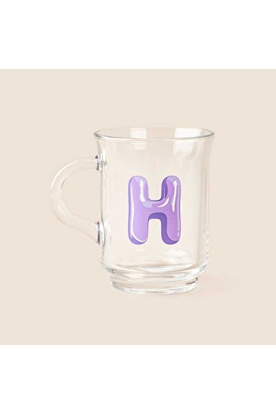 LAV H Harfli Kupa - Şeffaf - 250 ml