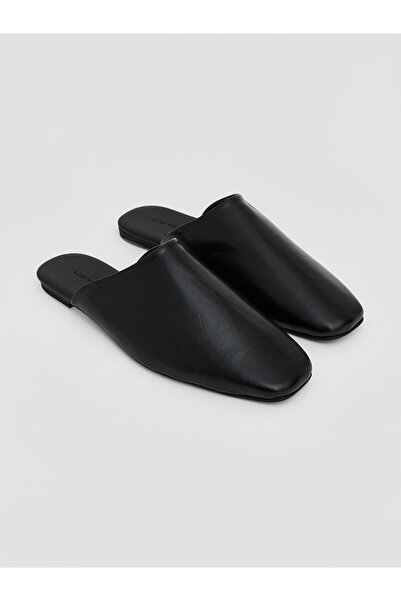 LC Waikiki Peak New Season Leather Look Women's Slippers
