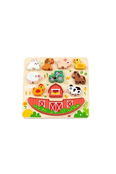 Hi Pando 2 в 1 Пъзел игра + Баланс, Ферма, Сортиране, Концентрация, Дърво, 3+...