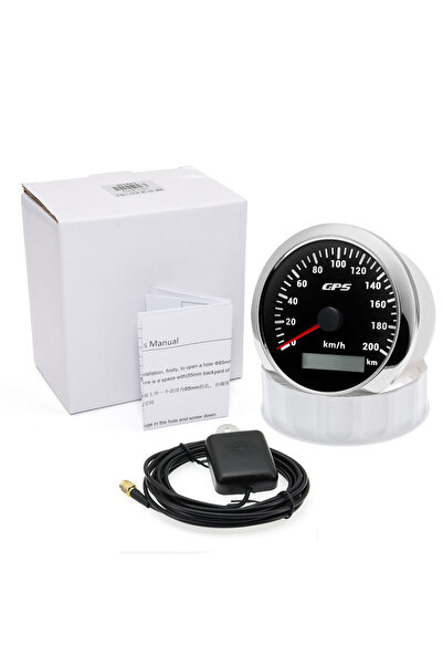 Choice9 عداد سرعة GPS بسرعة 200 كم/ساعة، 85 ملم، 60/120/200 كم/ساعة، مع إضاءة...