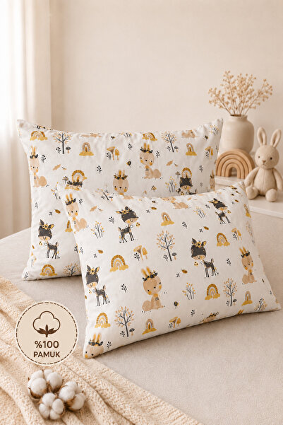 Paris Home 2 Pieces 100% Cotton Children's Pillowcases 50X70 cm