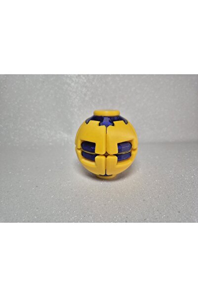 Mayex3d BASINCA DÖNEN TOP - SARI LACİVERT