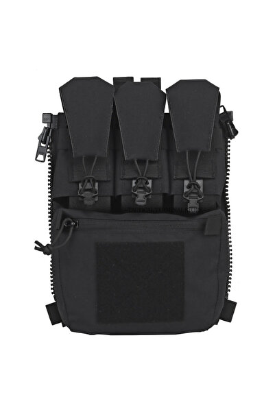 Choice BLK Assault Adapt Banger Back Panel Zip On Rear Pack Tactical Vest GP ...