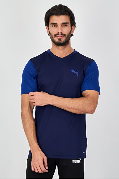 Puma Men Sportswear Fit Short Sleeve Training T-Shirt, Blue