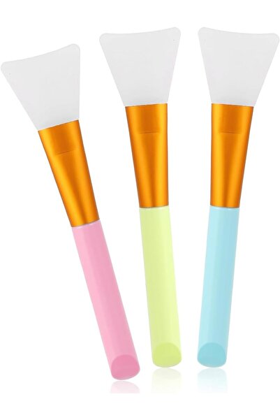 Arabest 3Pcs Silicone Face Mask Brush,Soft Facial Mud Mask Applicator Tool,Ha...