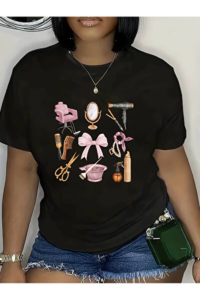212Wear تي شيرت بأكمام قصيرة، قميص نسائي مريح وعصري برقبة دائرية، مثالي لجميع...