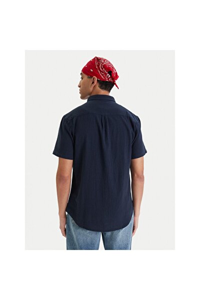 Quiksilver Cămașă bărbătească EQYWT04622-KTP0 Bleumarin