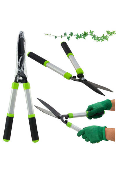 LEAN Foarfecă de grădină manuală, 59 cm, lamă de 195 mm, aluminiu, 26605
