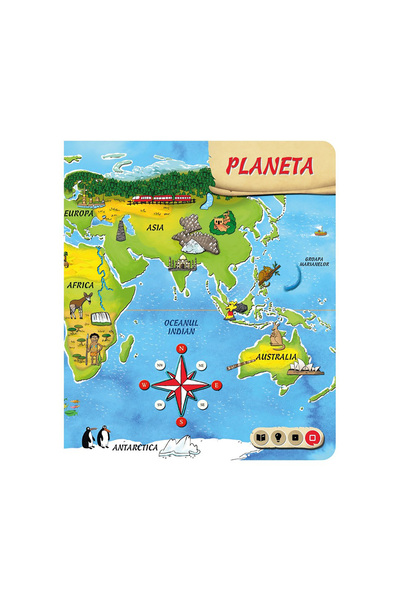 Generic Brand Carte interactiva, Raspundel Istetel, Atlasul Lumii