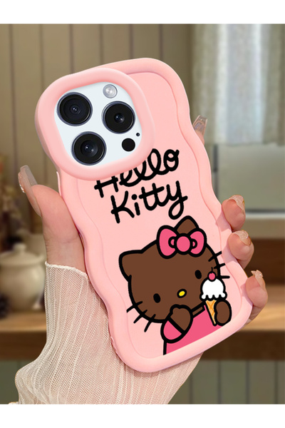 Hontinga iPhone 15 Pro Compatible Case with Camera Protector Pink Silicone Co...