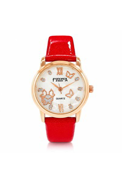 Watch Ceas de dama, Francesca di Geneva, Rosu, FF498