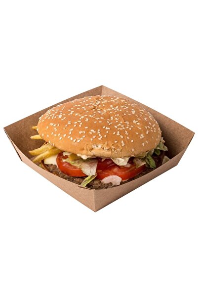 Doeco Tavă pentru prăjituri/burgeri TRAY 550 PK, 139x139x42mm (300 bucăți)