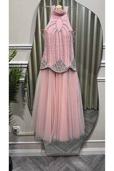 Jood Luxury Pearl Tulle Dress