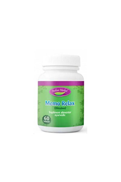 Indian Herbal Memo Relax Indian Herbal, 60 comprimate