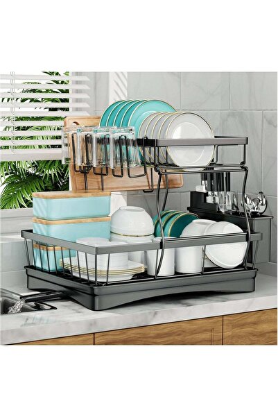 Generic FALAHOM Large Dish Drying Rack for Kitchen Counter, Detachable Dish D...
