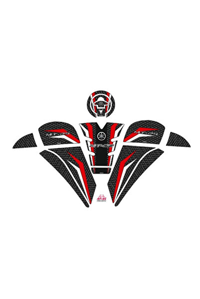 ARAS REKLAM VE MOTO AKSESUAR Yamaha MT-25 2020-2023 Uyumlu Tank Pad Seti